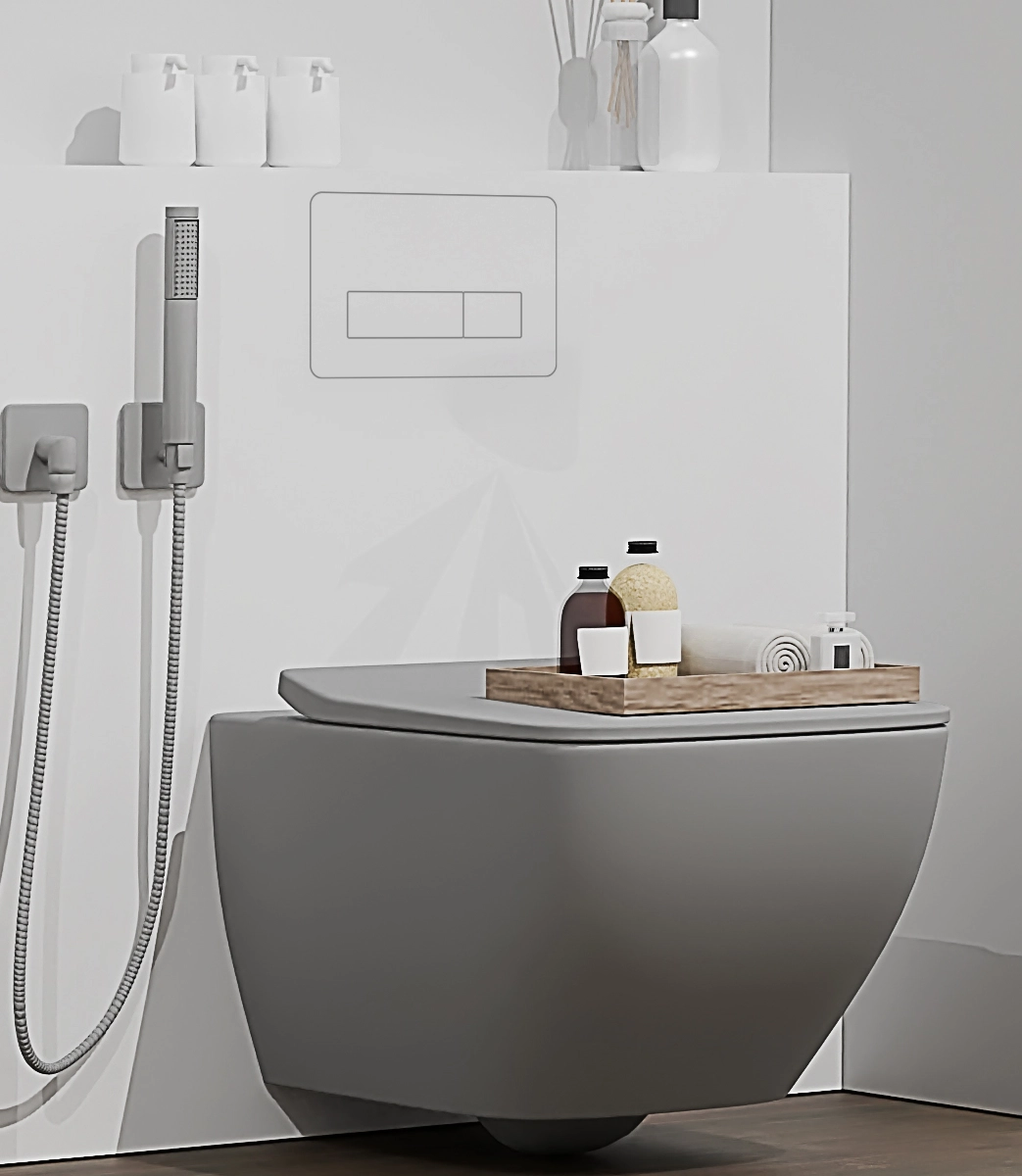 WC-Spülknopf im modernen Design