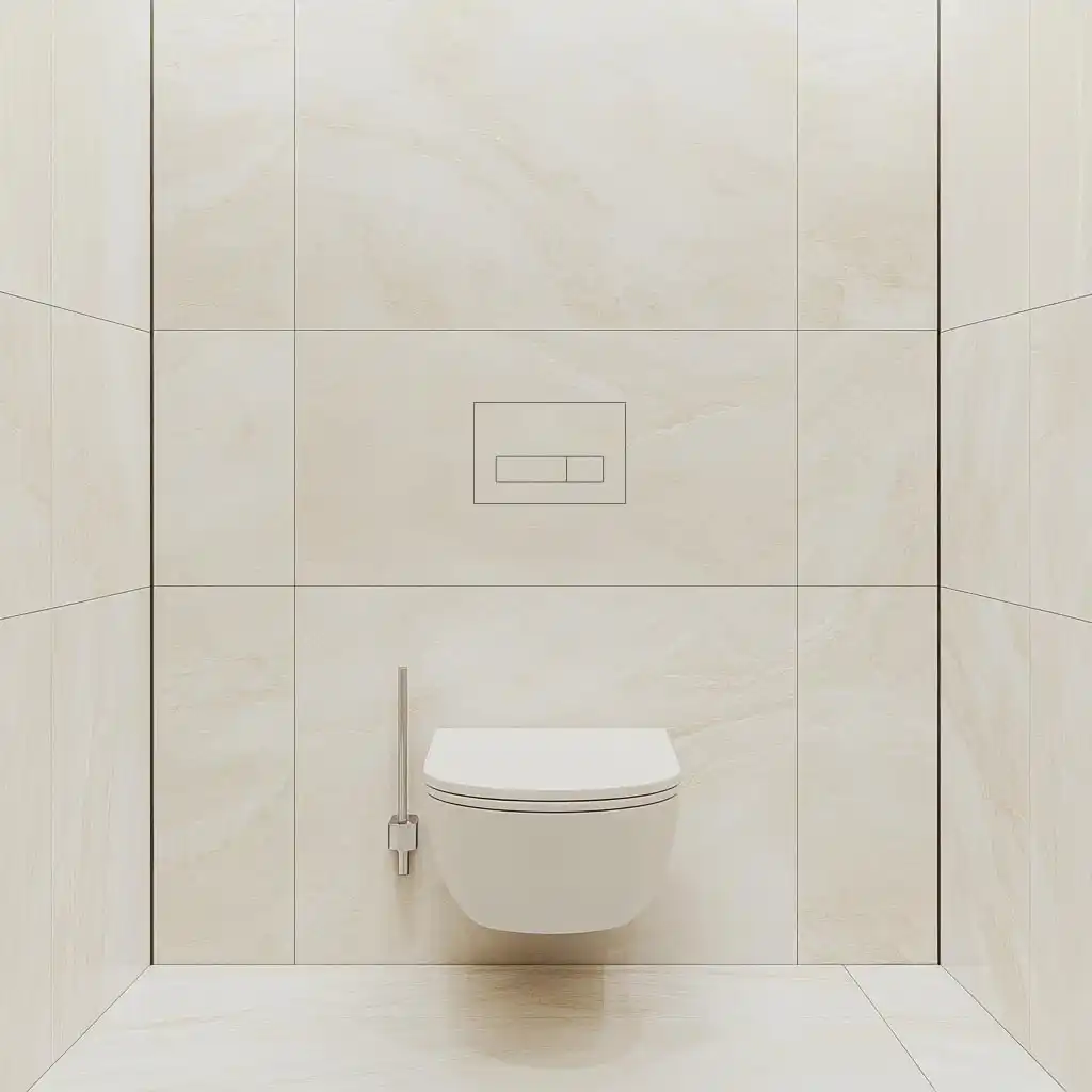 Moderne befliesbare Drückerplatte im flächenbündigen Design